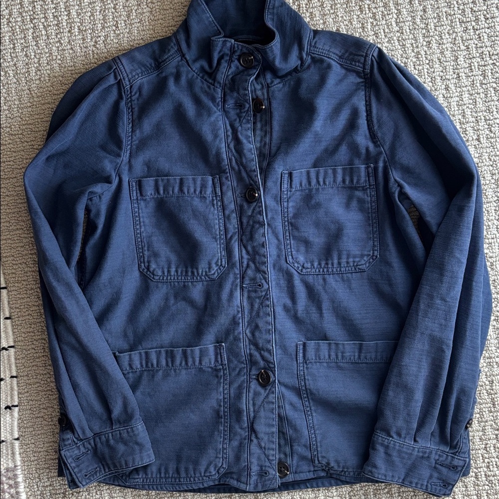 GAP Blue Cotton Chore Jacket